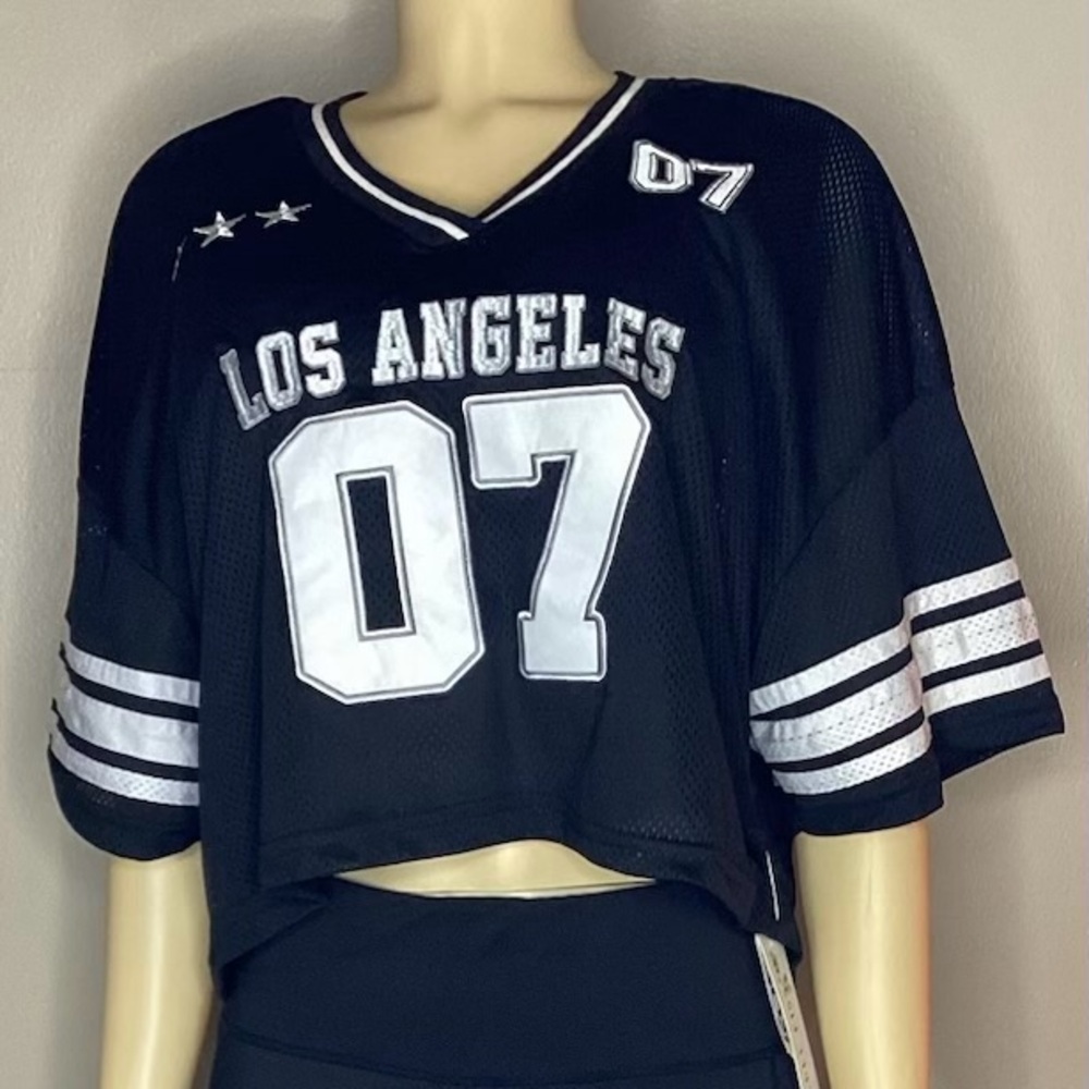 07 Black Mesh Half Jersey
